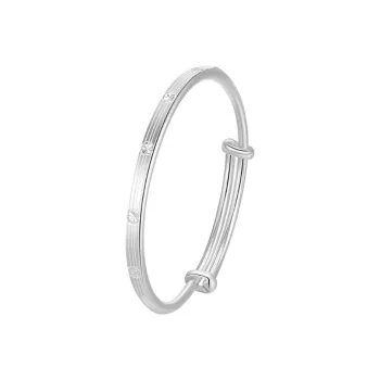 Hui Xuan Charm 999 Fine Silver Bangles Women's