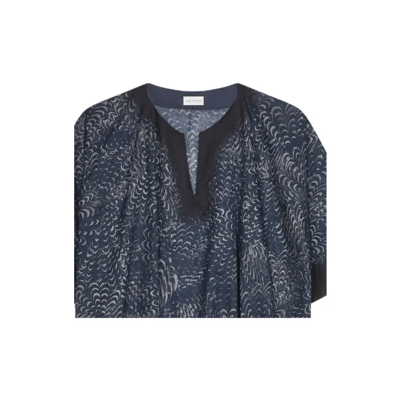 DRIES VAN NOTEN Printed Kaftan-4