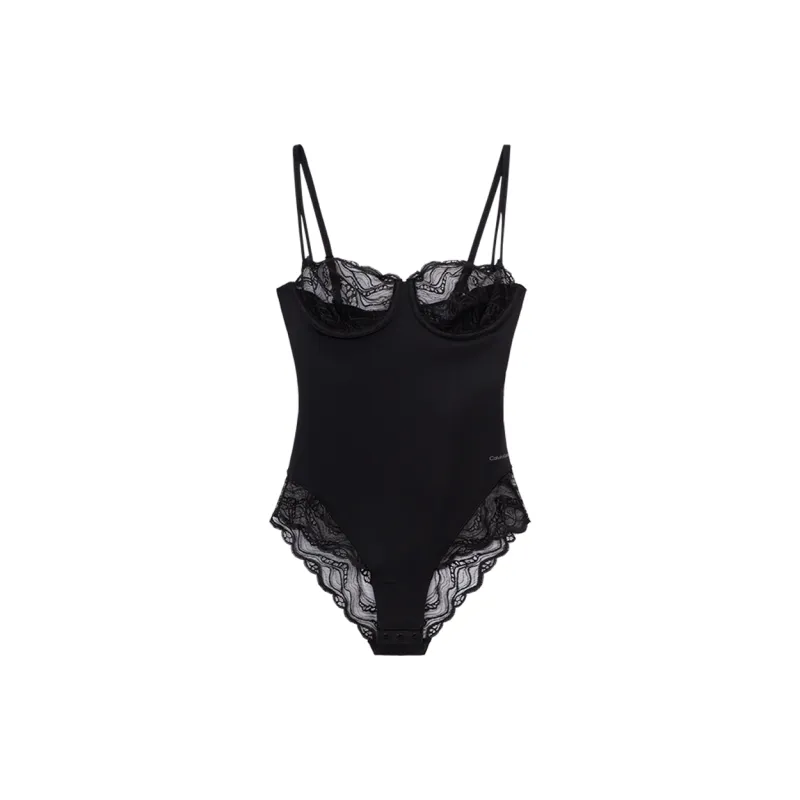 CALVIN KLEIN Bodysuits Women's Space Black-0