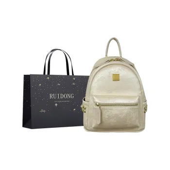 Smart PU Large Size Backpack Large Size Women's White/Pink/Black/Silver