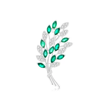Lao Feng Xiang S925 Silver Brooches Women's