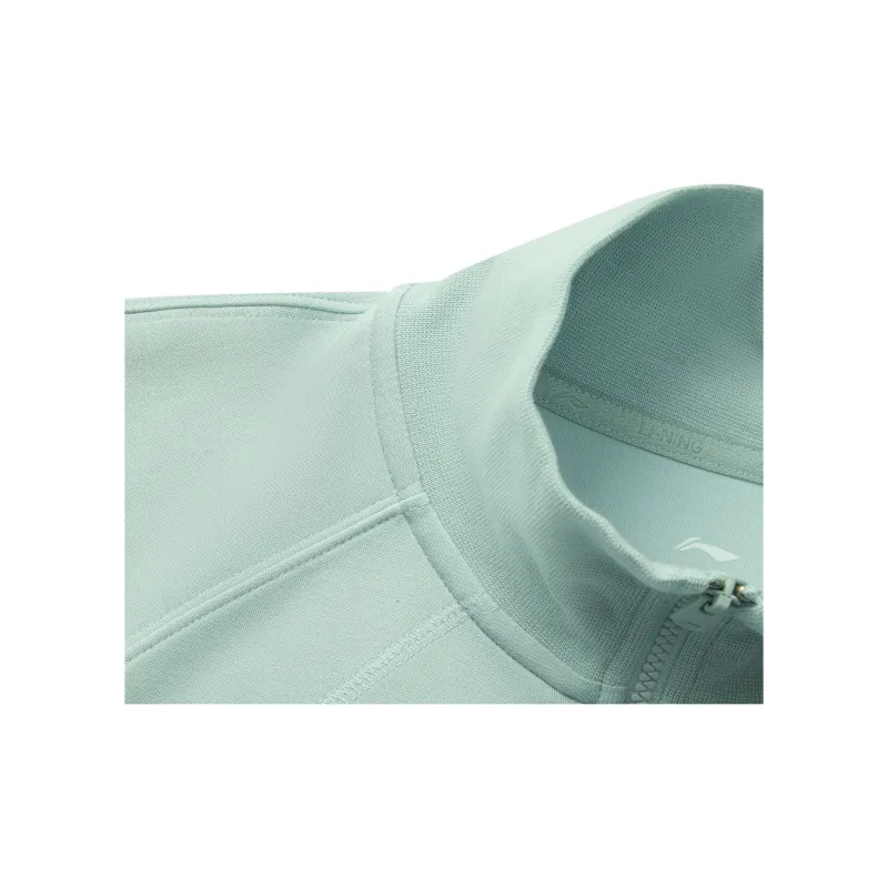 LiNing Fitness Series Sweatshirt Women's Gray Green-2