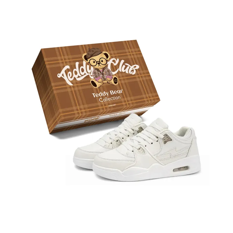 Teddy Bear Collection Anti Slip Wear Resistant Low Top Skateboard Shoes Unisex-16