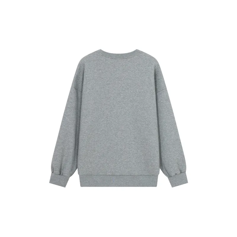 GROW DATE Sweatshirt Unisex White-43