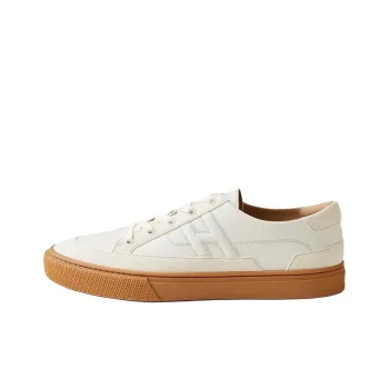 HERMES Deep Low Top Skateboard Shoes Men's White