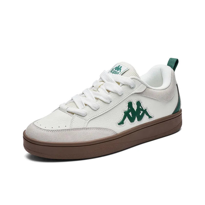 Kappa Back to Back Anti Slip Wear Resistant Low Top Skateboard Shoes Unisex Winter Day White Long Turquoise-2