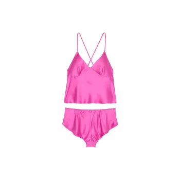 Victoria's Secret Pajama Set Women's Bright Pink