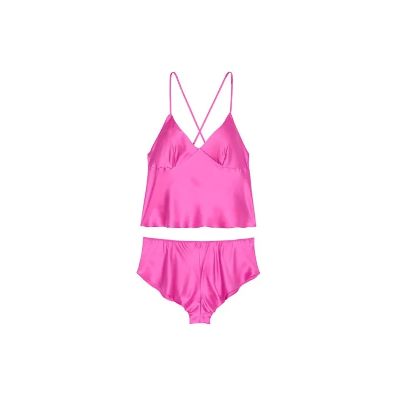Victoria's Secret Pajama Set Women's Bright Pink-0
