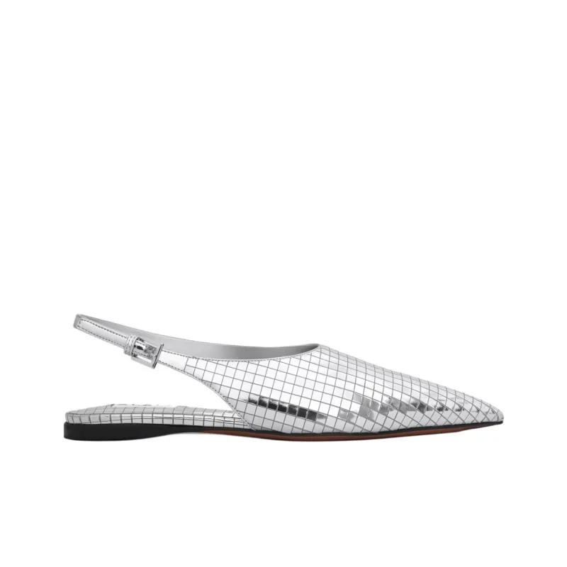 Alaia Casual Single Shoes Women's Silver-1