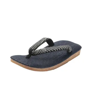 Mizuno Rubber Sole Quick Dry Flip Flops Unisex Black