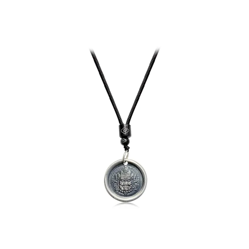 D.K.X S999 Fine Silver Sterling Silver Necklaces Unisex-0