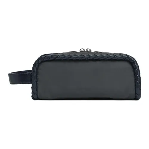 Bottega Veneta Polyester Toiletry Bag Regular Unisex Black
