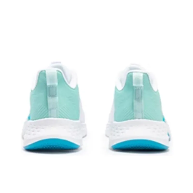 361° Cushioning Wear Resistant Low Top Running Shoes Men's White Blue-2
