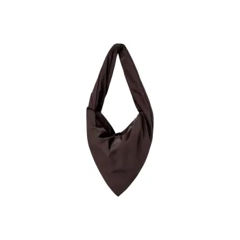 COS Polyamide Nylon Triangle Bag Shoulder Bag Medium Size Women's Dark Brown