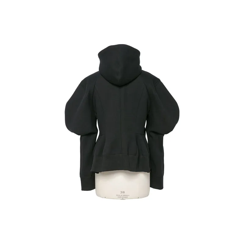Sacai Baloon Sleeved Fleece Hoodie-1
