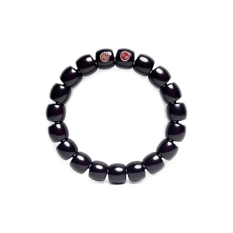 MOUNTAINS AND MANS Bodhi Root New Chinese Style Good Luck Beaded Bracelet Unisex-4