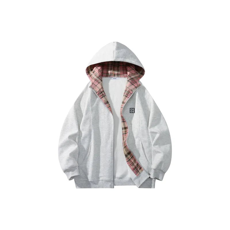 OGEK Sweatshirt Unisex White Heather Gray-2