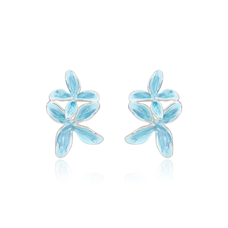MCK 925 Sterling Silver Needle Earrings Women's-0