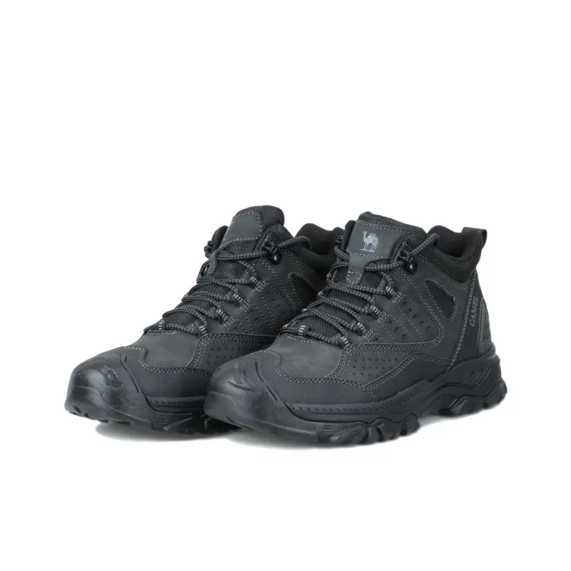 CAMEL Durable Warm Mid Top Trekking Shoes Men's-8