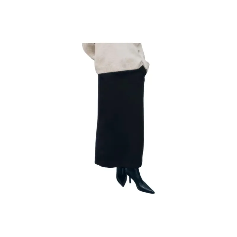 URBAN REVIVO Casual Short Skirts Women's Jet Black-4