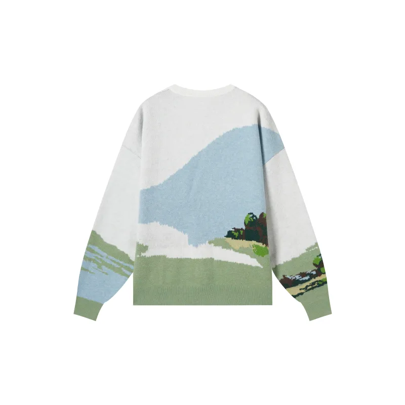 DIALOGUE Sweaters Women's Light Floral Green-1
