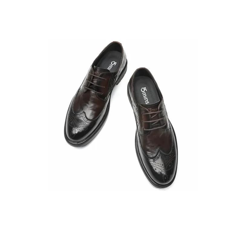 15 MINS Dress Shoes Men's Black-9
