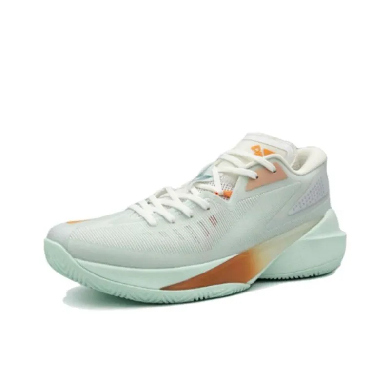 PEAK Lightning 10 Durable Breathable Low Top Basketball Shoes Men's Cyan-0