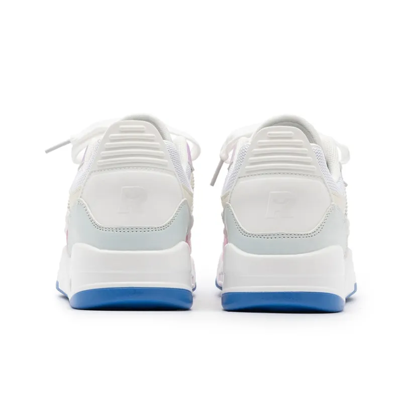 WELKIN&WZWJ Skateboard Shoes Unisex Low Top White Blue Red-19