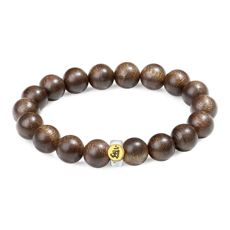 PUTUOSHANWENCHUANG Fragrance Agarwood Bracelets Unisex-16