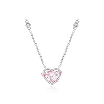 BAX Fashionable Versatile Sparkling Advanced Touch Collarbone Chain Women's Box