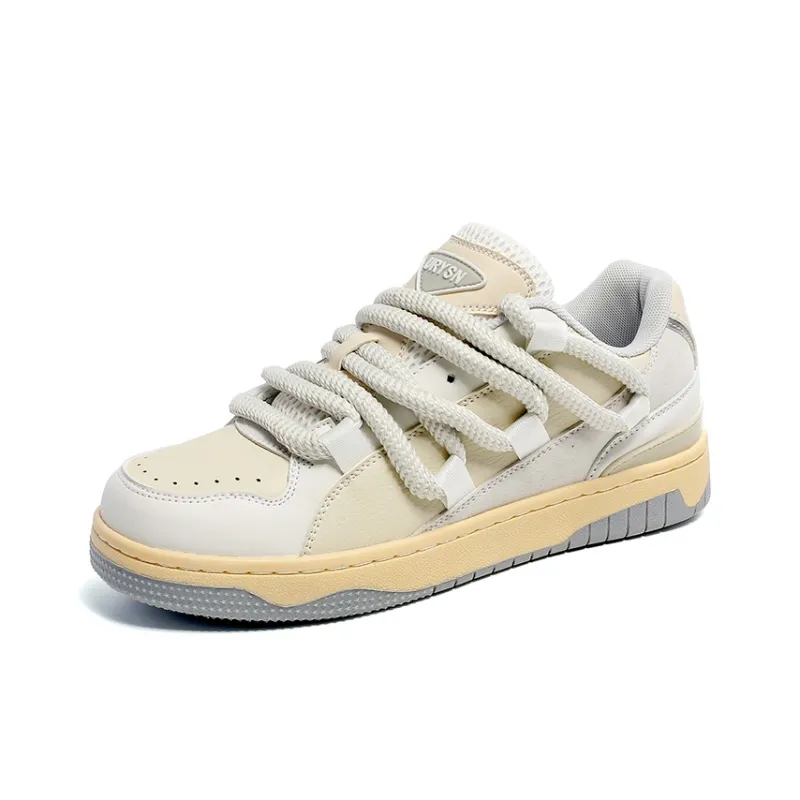 KAAVER OTTO Slip Resistant Cushioning, Abrasion Resistant, Support, Height Increasing Low Top Skateboard Shoes Men's-2