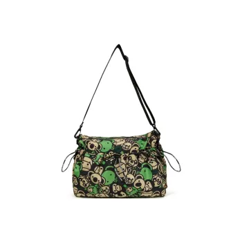 BABY MILO STORE BY A BATHING APE Fabric Shoulder Bag Unisex Green