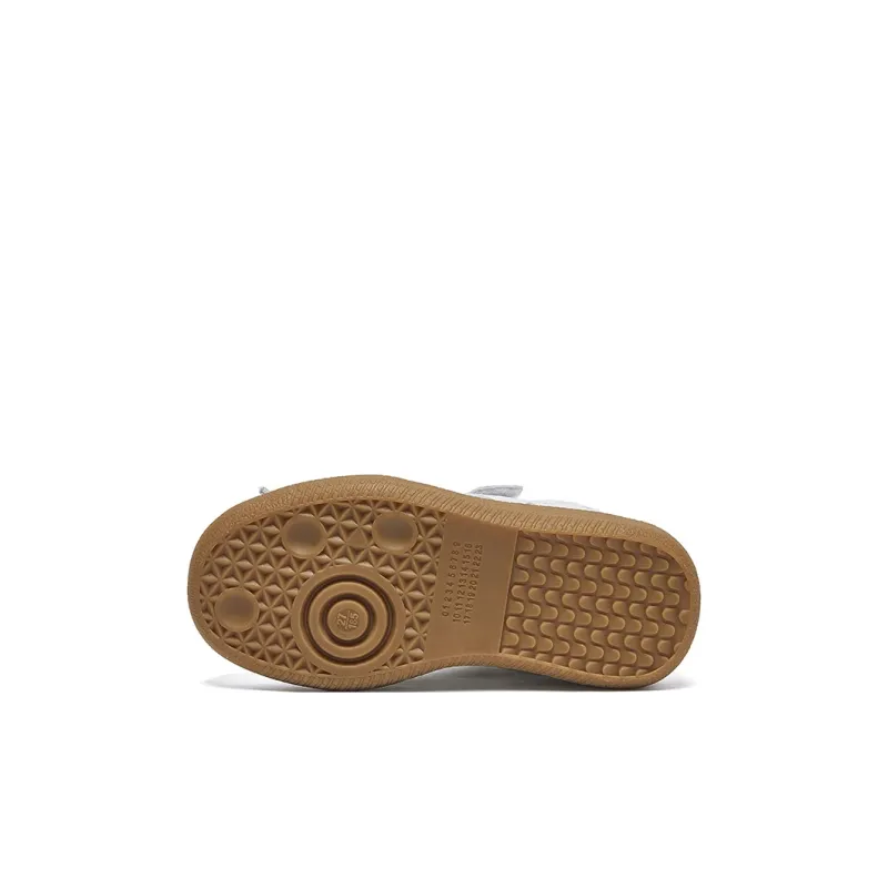 Snoffy Durable Breathable Low Top Kids' Skateboarding Shoes Pearl White Kids'-5