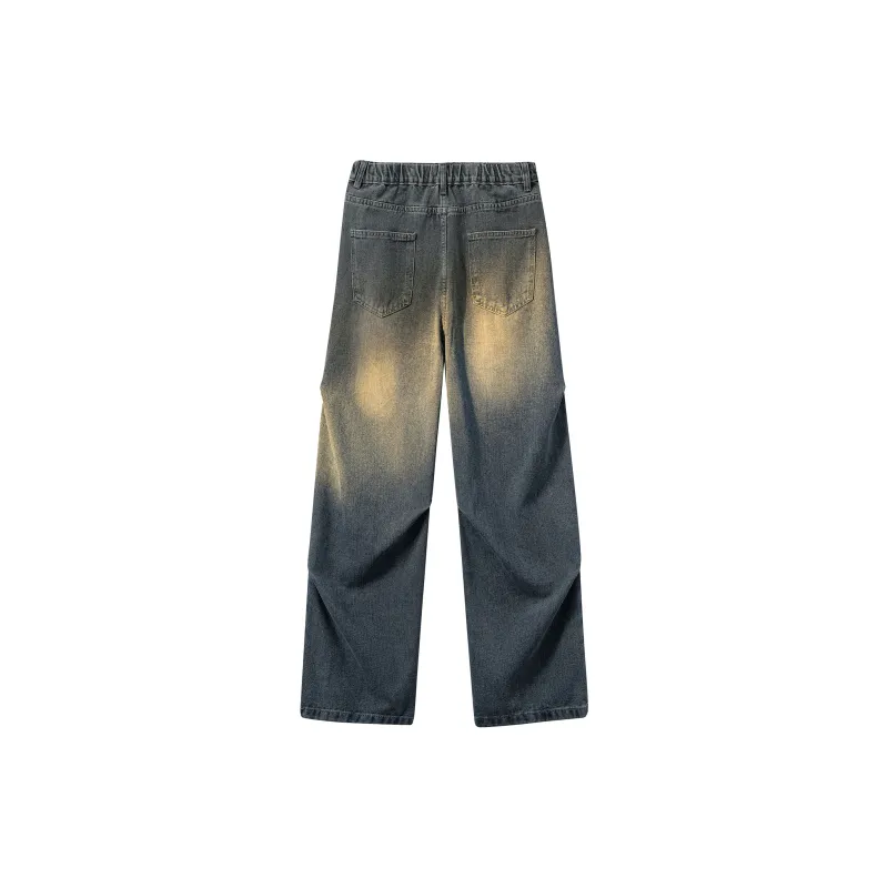 PAINT STAIN Jeans Unisex Dark Purple-593