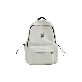 NOMK Nylon Backpack Unisex White/Pink/Black/Red/Green/Orange