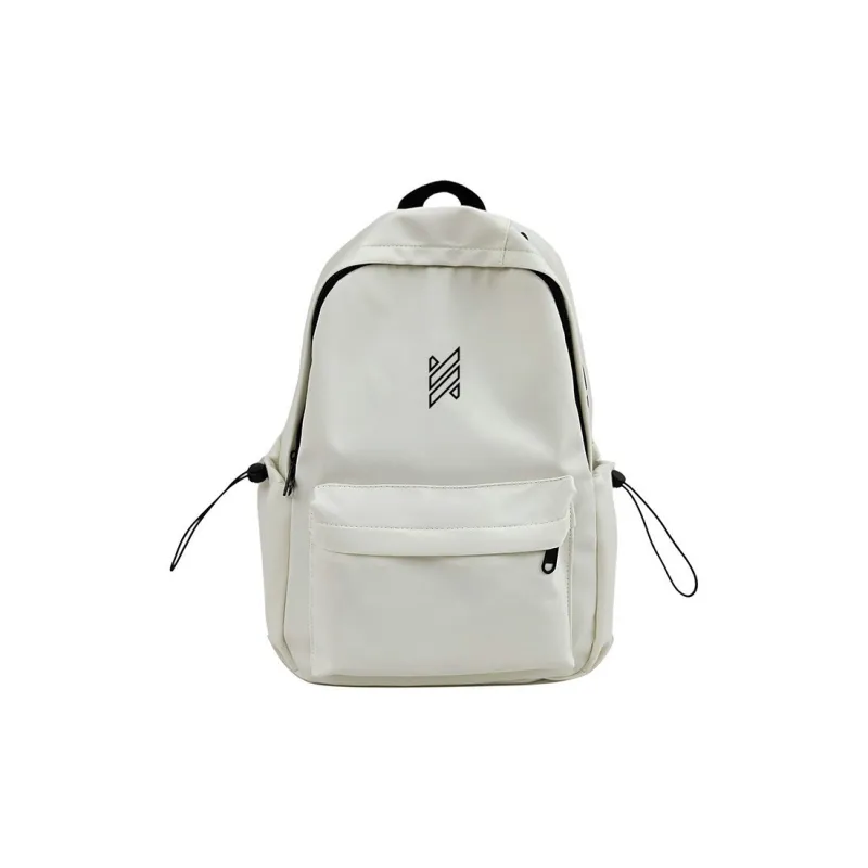 NOMK Nylon Backpack Unisex White/Pink/Black/Red/Green/Orange-0