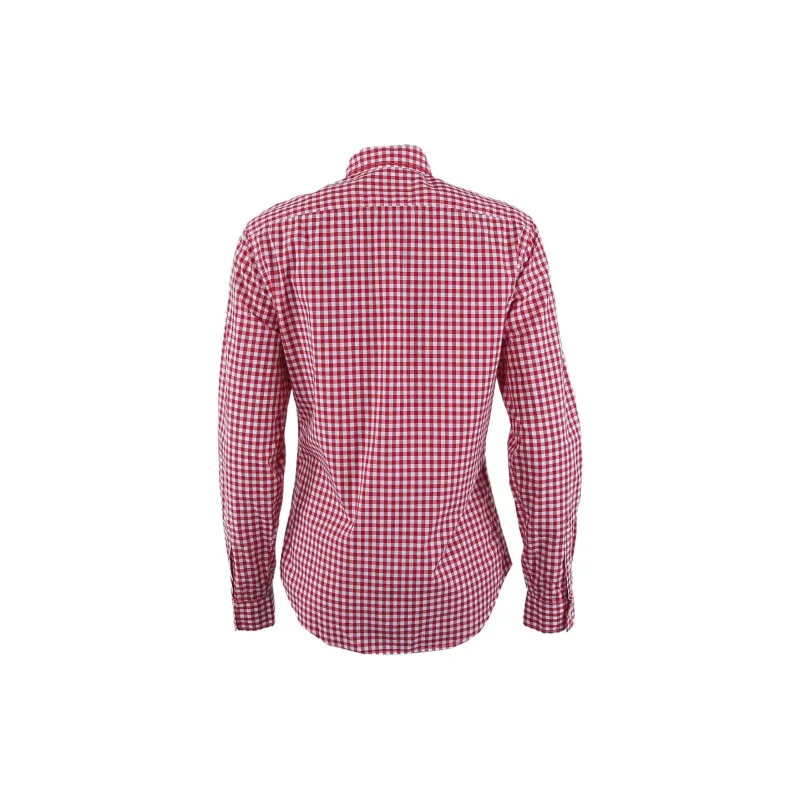 Burberry Shirts Men Red-1