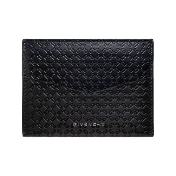 Givenchy Calfskin Card Holder Men's Black