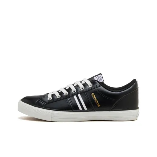 Converse Anti Slip Wear Resistant Low Top Skateboard Shoes Unisex Black