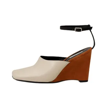 AMIPARIS Wedge Heel High Heels 8.5cm Women's White