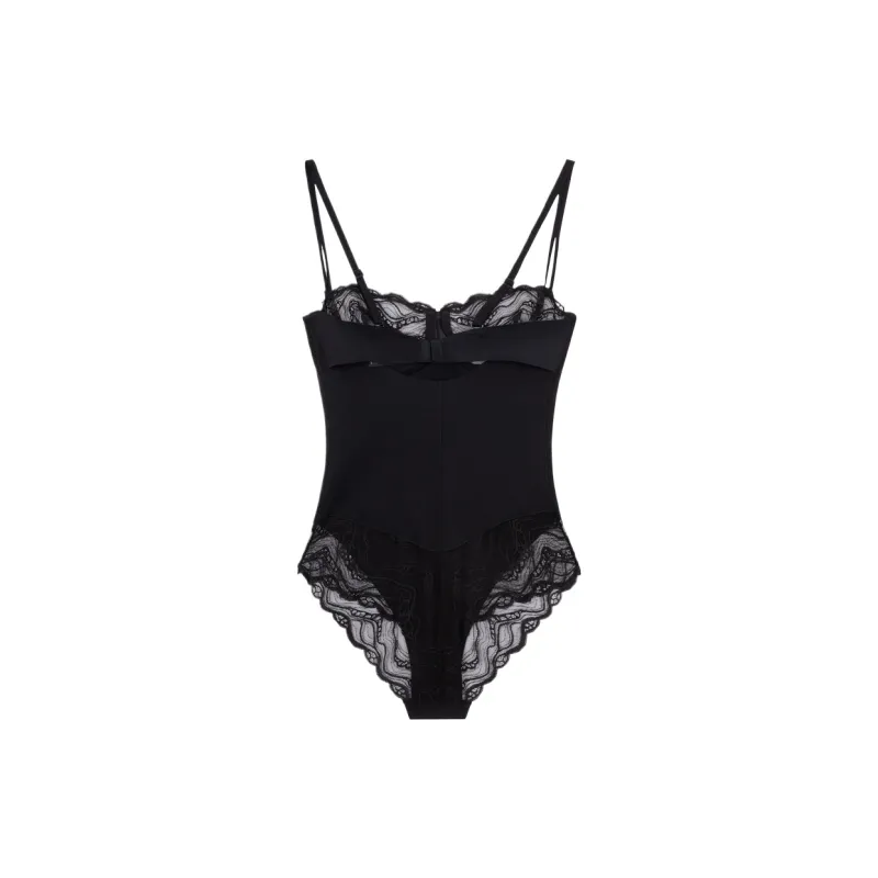 CALVIN KLEIN Bodysuits Women's Space Black-1