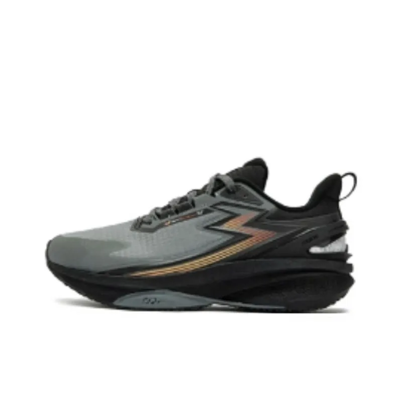 361° Rain Screen Anti Slip Wear Resistant Low Top Casual Running Shoes Men's Gray Black-1