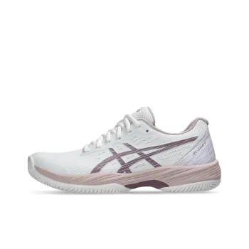 Asics Gel Game 9 Anti Slip Wear Resistant Low Top Tennis Shoes Women's White Purple