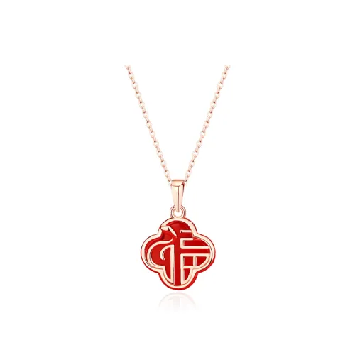 Chongqing Gold Store S925 Silver Necklaces Unisex