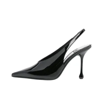 Jimmy Choo Isa Slim Heel High Heels 9.5cm Women's Black
