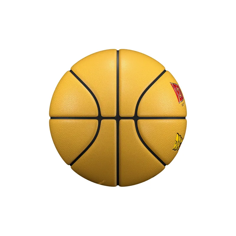 VEIDOORN x LONGZHU Z PU Basketball Yellow Size 7 Ball Street Training Competition Unisex-6