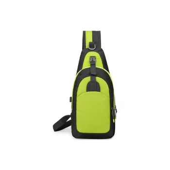 AUNG Water repellent Nylon Sling Bag Unisex Multicolor