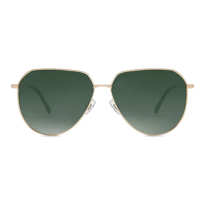 LOHO Alloy Aviator UV Protection Anti-Glare Sunglasses Men's-6