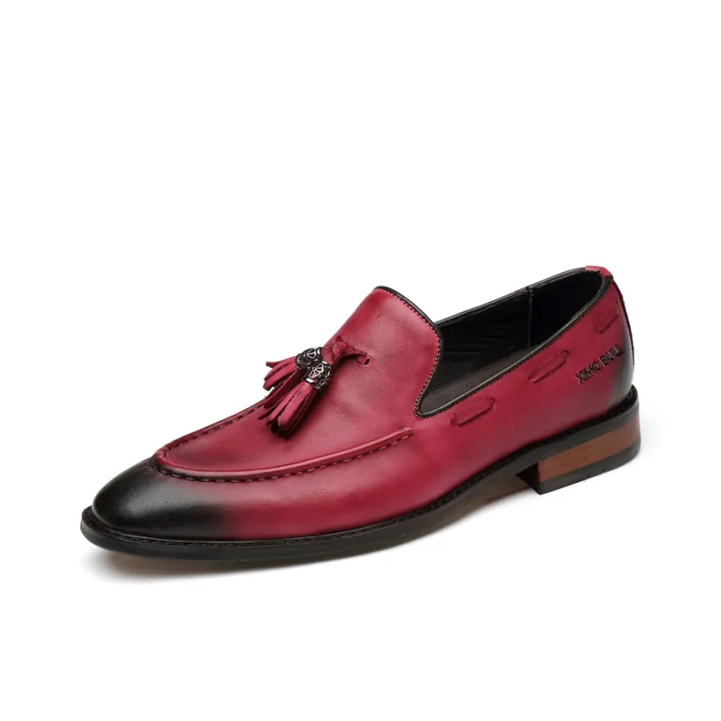 XIMO BULL Loafers Unisex Red-5