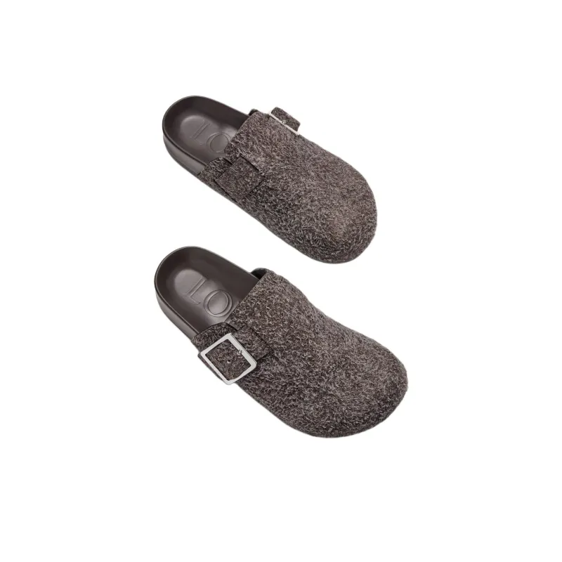 LOEWE Wrap toe Slippers Men's Brown-2